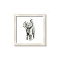 Picture of Little Elephant _GroupedProduct_Square_Mini_ _GroupedProduct_Square_Framed_Matted_