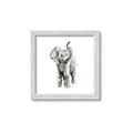 Picture of Little Elephant _GroupedProduct_Square_Mini_ _GroupedProduct_Square_Framed_Matted_
