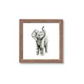 Picture of Little Elephant _GroupedProduct_Square_Mini_ _GroupedProduct_Square_Framed_Matted_