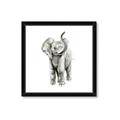 Picture of Little Elephant _GroupedProduct_Square_Mini_ _GroupedProduct_Square_Framed_Matted_