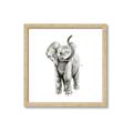 Picture of Little Elephant _GroupedProduct_Square_Mini_ _GroupedProduct_Square_Framed_Matted_