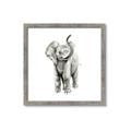 Picture of Little Elephant _GroupedProduct_Square_Mini_ _GroupedProduct_Square_Framed_Matted_