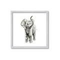 Picture of Little Elephant _GroupedProduct_Square_Mini_ _GroupedProduct_Square_Framed_Matted_