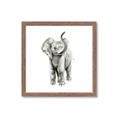 Picture of Little Elephant _GroupedProduct_Square_Mini_ _GroupedProduct_Square_Framed_Matted_