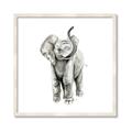 Picture of Little Elephant _GroupedProduct_Square_Mini_ _GroupedProduct_Square_Framed_Matted_