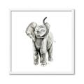 Picture of Little Elephant _GroupedProduct_Square_Mini_ _GroupedProduct_Square_Framed_Matted_