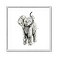 Picture of Little Elephant _GroupedProduct_Square_Mini_ _GroupedProduct_Square_Framed_Matted_