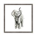 Picture of Little Elephant _GroupedProduct_Square_Mini_ _GroupedProduct_Square_Framed_Matted_