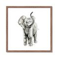 Picture of Little Elephant _GroupedProduct_Square_Mini_ _GroupedProduct_Square_Framed_Matted_