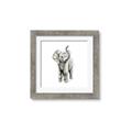 Picture of Little Elephant _GroupedProduct_Square_Mini_ _GroupedProduct_Square_Framed_Matted_