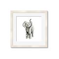 Picture of Little Elephant _GroupedProduct_Square_Mini_ _GroupedProduct_Square_Framed_Matted_