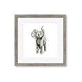 Picture of Little Elephant _GroupedProduct_Square_Mini_ _GroupedProduct_Square_Framed_Matted_