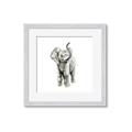 Picture of Little Elephant _GroupedProduct_Square_Mini_ _GroupedProduct_Square_Framed_Matted_