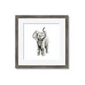 Picture of Little Elephant _GroupedProduct_Square_Mini_ _GroupedProduct_Square_Framed_Matted_