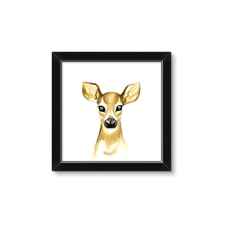 Picture of Woodland Doe _GroupedProduct_Square_Mini_ _GroupedProduct_Square_Framed_Matted_