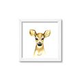 Picture of Woodland Doe _GroupedProduct_Square_Mini_ _GroupedProduct_Square_Framed_Matted_