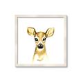 Picture of Woodland Doe _GroupedProduct_Square_Mini_ _GroupedProduct_Square_Framed_Matted_