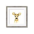 Picture of Woodland Doe _GroupedProduct_Square_Mini_ _GroupedProduct_Square_Framed_Matted_