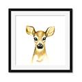 Picture of Woodland Doe _GroupedProduct_Square_Mini_ _GroupedProduct_Square_Framed_Matted_