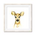 Picture of Woodland Doe _GroupedProduct_Square_Mini_ _GroupedProduct_Square_Framed_Matted_