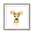 Picture of Woodland Doe _GroupedProduct_Square_Mini_ _GroupedProduct_Square_Framed_Matted_