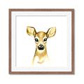 Picture of Woodland Doe _GroupedProduct_Square_Mini_ _GroupedProduct_Square_Framed_Matted_