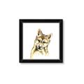 Picture of Woodland Wolf _GroupedProduct_Square_Mini_ _GroupedProduct_Square_Framed_Matted_
