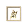 Picture of Woodland Wolf _GroupedProduct_Square_Mini_ _GroupedProduct_Square_Framed_Matted_