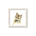 Picture of Woodland Wolf _GroupedProduct_Square_Mini_ _GroupedProduct_Square_Framed_Matted_