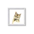 Picture of Woodland Wolf _GroupedProduct_Square_Mini_ _GroupedProduct_Square_Framed_Matted_