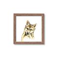 Picture of Woodland Wolf _GroupedProduct_Square_Mini_ _GroupedProduct_Square_Framed_Matted_