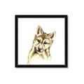 Picture of Woodland Wolf _GroupedProduct_Square_Mini_ _GroupedProduct_Square_Framed_Matted_
