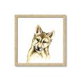 Picture of Woodland Wolf _GroupedProduct_Square_Mini_ _GroupedProduct_Square_Framed_Matted_