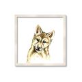 Picture of Woodland Wolf _GroupedProduct_Square_Mini_ _GroupedProduct_Square_Framed_Matted_