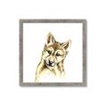 Picture of Woodland Wolf _GroupedProduct_Square_Mini_ _GroupedProduct_Square_Framed_Matted_