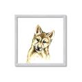 Picture of Woodland Wolf _GroupedProduct_Square_Mini_ _GroupedProduct_Square_Framed_Matted_