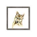 Picture of Woodland Wolf _GroupedProduct_Square_Mini_ _GroupedProduct_Square_Framed_Matted_
