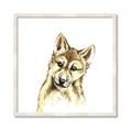Picture of Woodland Wolf _GroupedProduct_Square_Mini_ _GroupedProduct_Square_Framed_Matted_