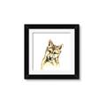 Picture of Woodland Wolf _GroupedProduct_Square_Mini_ _GroupedProduct_Square_Framed_Matted_