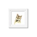 Picture of Woodland Wolf _GroupedProduct_Square_Mini_ _GroupedProduct_Square_Framed_Matted_