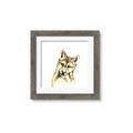Picture of Woodland Wolf _GroupedProduct_Square_Mini_ _GroupedProduct_Square_Framed_Matted_