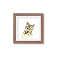 Picture of Woodland Wolf _GroupedProduct_Square_Mini_ _GroupedProduct_Square_Framed_Matted_