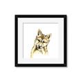 Picture of Woodland Wolf _GroupedProduct_Square_Mini_ _GroupedProduct_Square_Framed_Matted_
