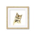 Picture of Woodland Wolf _GroupedProduct_Square_Mini_ _GroupedProduct_Square_Framed_Matted_