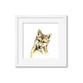 Picture of Woodland Wolf _GroupedProduct_Square_Mini_ _GroupedProduct_Square_Framed_Matted_
