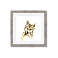 Picture of Woodland Wolf _GroupedProduct_Square_Mini_ _GroupedProduct_Square_Framed_Matted_
