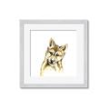 Picture of Woodland Wolf _GroupedProduct_Square_Mini_ _GroupedProduct_Square_Framed_Matted_