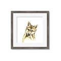 Picture of Woodland Wolf _GroupedProduct_Square_Mini_ _GroupedProduct_Square_Framed_Matted_