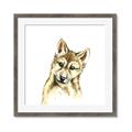 Picture of Woodland Wolf _GroupedProduct_Square_Mini_ _GroupedProduct_Square_Framed_Matted_