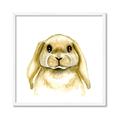 Picture of Woodland Bunny  _GroupedProduct_Square_Mini_ _GroupedProduct_Square_Framed_Matted_